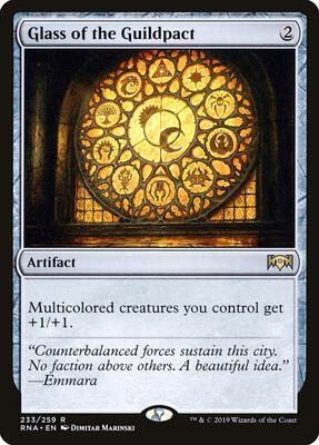 Glass of the Guildpact card from Ravnica Allegiance