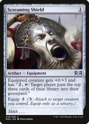 Screaming Shield card from Ravnica Allegiance