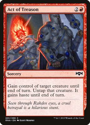 Act of Treason card from Ravnica Allegiance