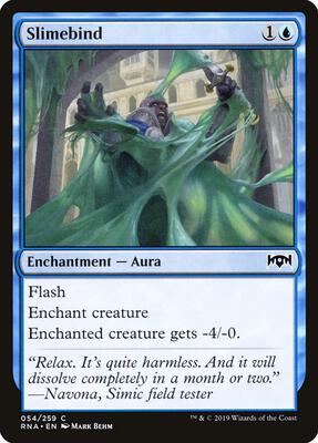 Slimebind card from Ravnica Allegiance