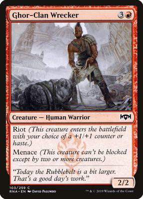 Ghor-Clan Wrecker card from Ravnica Allegiance