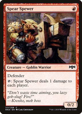 Spear Spewer card from Ravnica Allegiance