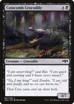 Catacomb Crocodile card from Ravnica Allegiance