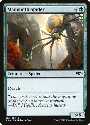 Mammoth Spider card from Ravnica Allegiance