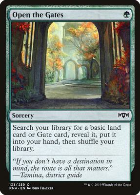Open the Gates card from Ravnica Allegiance
