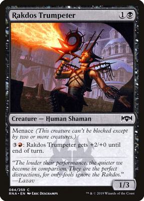 Rakdos Trumpeter card from Ravnica Allegiance