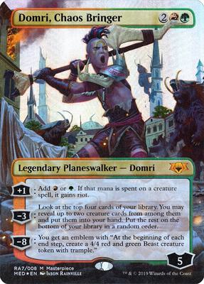 Domri, Chaos Bringer card from Mythic Edition: Ravnica Allegiance