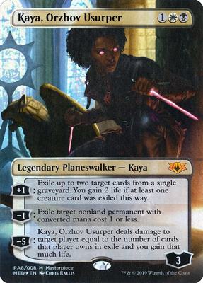 Kaya, Orzhov Usurper card from Mythic Edition: Ravnica Allegiance