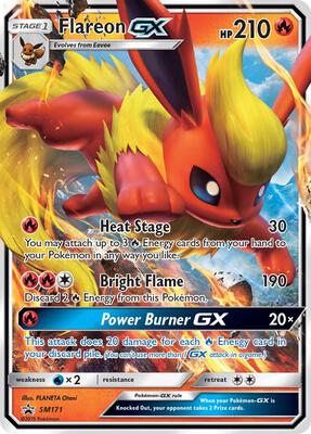 Flareon GX - SM171 card from SM Promos