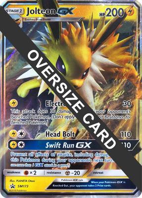 Jolteon GX - SM173 (SM Black Star Promo) card from Jumbo Cards