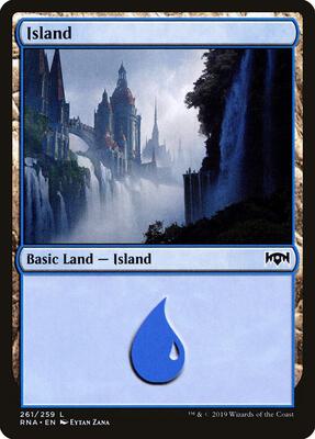 Island card from Ravnica Allegiance