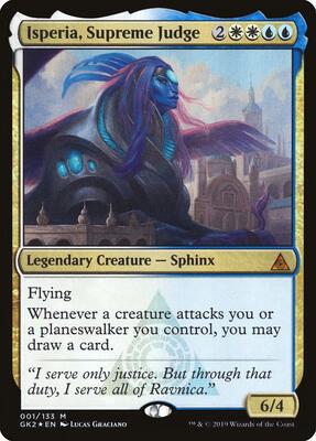 Isperia, Supreme Judge card from Ravnica Allegiance: Guild Kits