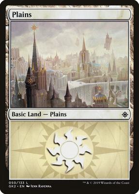 Plains (050) card from Ravnica Allegiance: Guild Kits