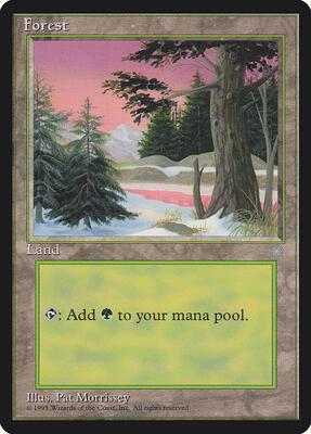 Forest (329) card from Ice Age