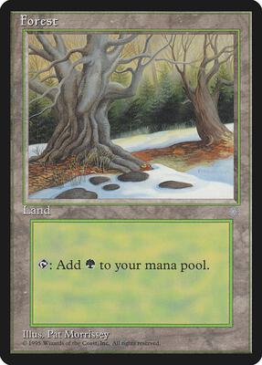 Forest (330) card from Ice Age