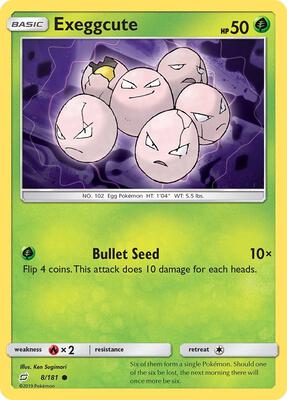 Exeggcute card from SM - Team Up