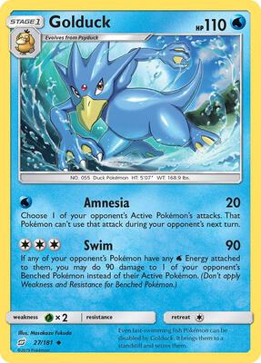Golduck card from SM - Team Up