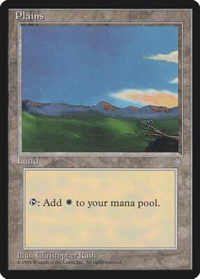 Plains (345) card from Ice Age