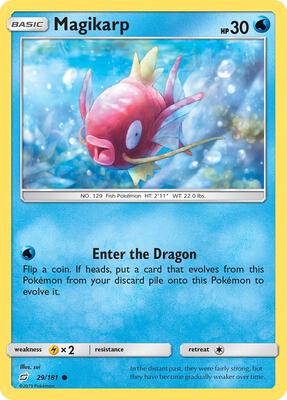 Magikarp card from SM - Team Up
