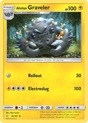 Alolan Graveler card from SM - Team Up