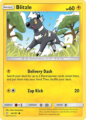 Blitzle card from SM - Team Up