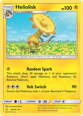 Heliolisk card from SM - Team Up