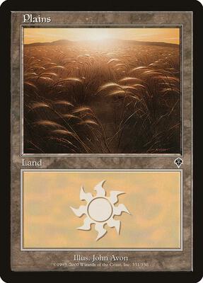 Plains (331) card from Invasion