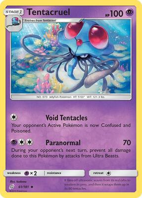 Tentacruel card from SM - Team Up