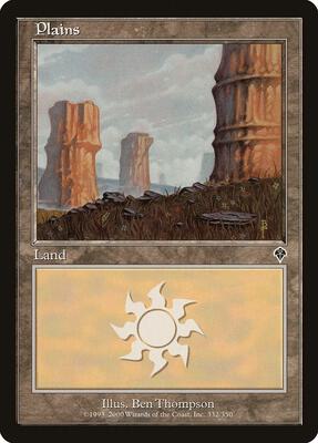 Plains (332) card from Invasion