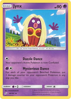 Jynx card from SM - Team Up