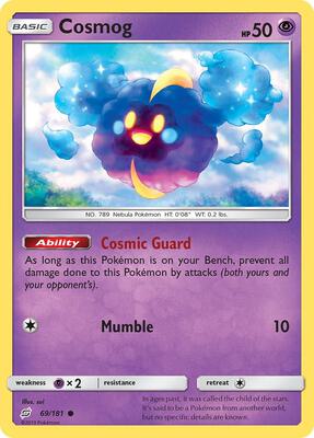 Cosmog card from SM - Team Up