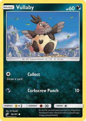 Vullaby card from SM - Team Up