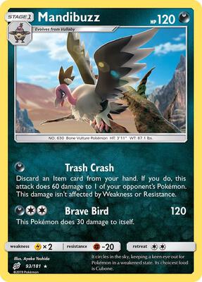 Mandibuzz card from SM - Team Up