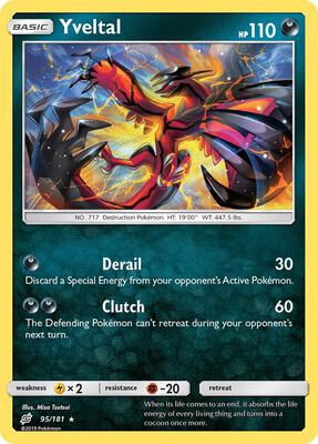 Yveltal card from SM - Team Up
