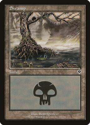 Swamp (339) card from Invasion
