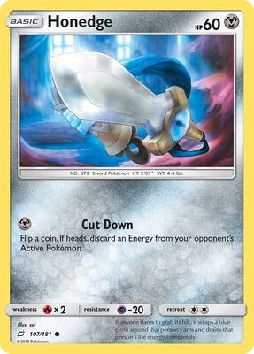 Honedge card from SM - Team Up