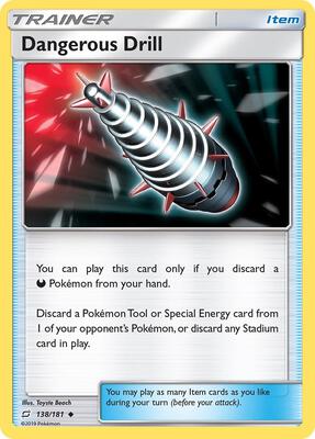 Dangerous Drill card from SM - Team Up