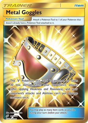 Metal Goggles (Secret) card from SM - Team Up