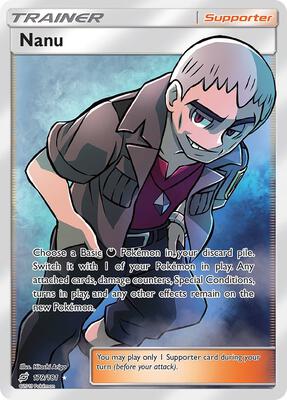 Nanu (Full Art) card from SM - Team Up