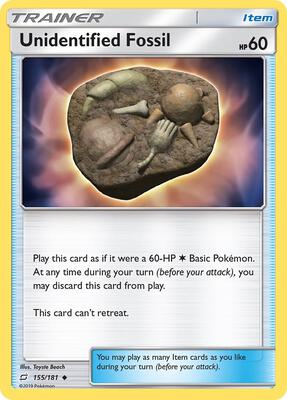 Unidentified Fossil card from SM - Team Up