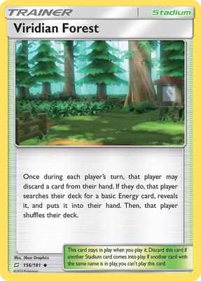 Viridian Forest card from SM - Team Up