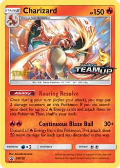 Charizard - SM158 [Staff] card from SM Promos