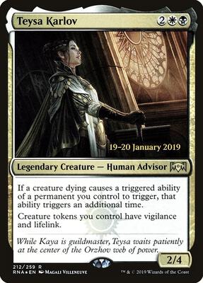 Teysa Karlov card from Prerelease Cards