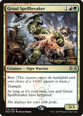 Gruul Spellbreaker card from Prerelease Cards