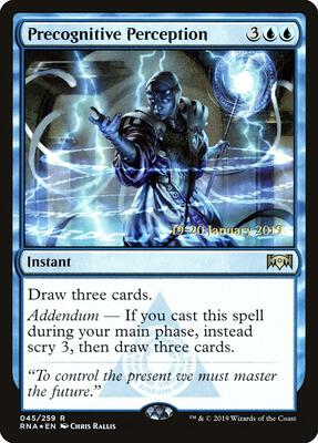 Precognitive Perception card from Prerelease Cards