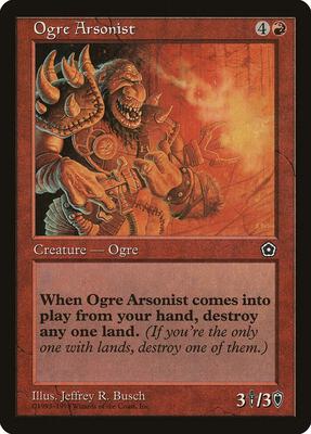 Ogre Arsonist card from Portal Second Age