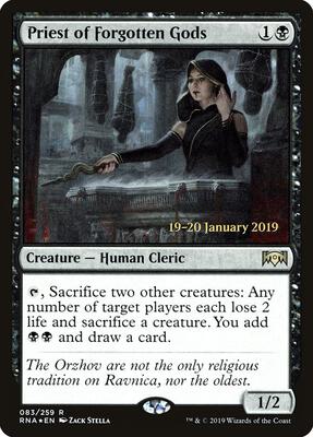 Priest of Forgotten Gods card from Prerelease Cards