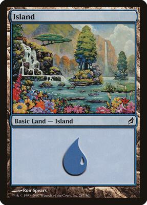 Island (287) card from Lorwyn