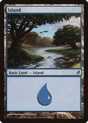 Island (288) card from Lorwyn