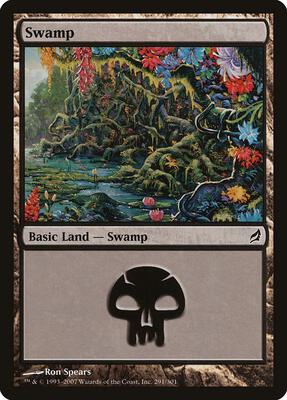 Swamp (291) card from Lorwyn